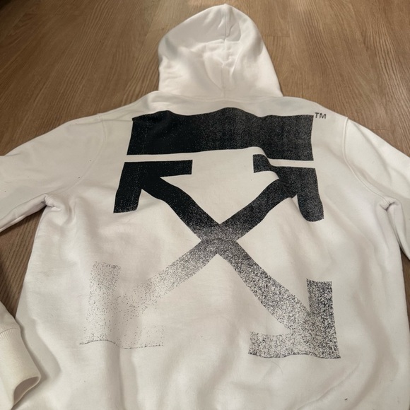 Off-White White Degrade Arrows Hoodie - Picture 9 of 13